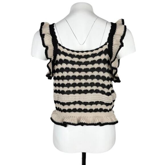 NWT SOLITAIRE Knitted Crop Top Sz Medium - Picture 2 of 3